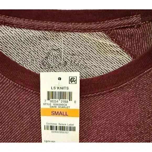 NWT Mens American Rag L/S knit crewneck lightweight shirt S - Picture 4 of 4